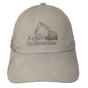 Koger Excavation Baseball Cap Beige One Size 6 Panel Wildlife Series Dri-Duck